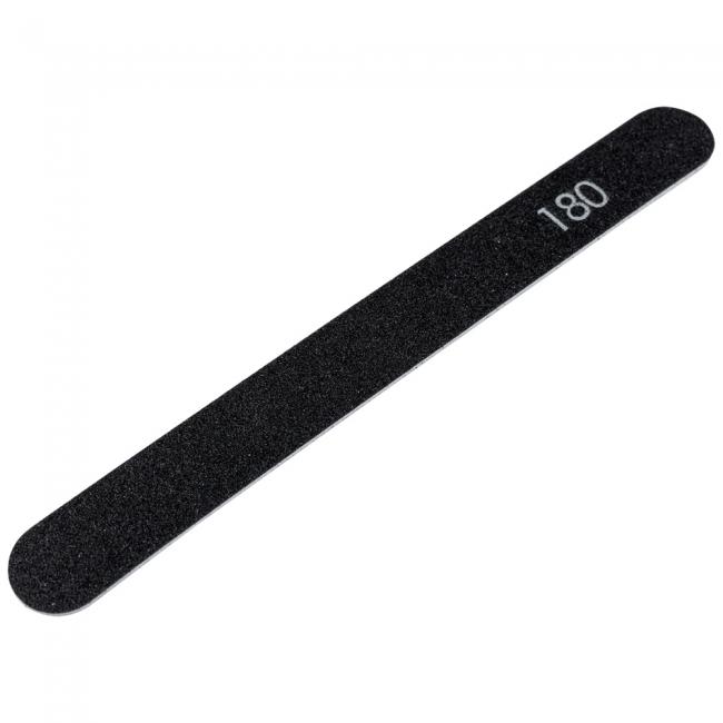 №184 Replaceable File for Straight Base 180 Grit (Color: Black, Size 178/19 mm), 25pcs/pack